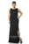 SC7157 Plus Size Dress in Black/Black