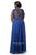SC7158 Plus Size Dress in Royal Blue