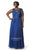SC7158 Plus Size Dress in Royal Blue