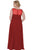 Sophisticated Bateau Illusion Chiffon A-Line Gown SC7164