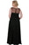 Sophisticated Bateau Illusion Chiffon A-Line Gown SC7164