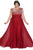 Radiant Beaded V-Neck Mesh A-Line Gown SC7214