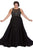 Lavishly Ornate Illusion Chiffon Empire Gown SC7212