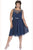 Divinely Pleated Bateau Illusion A-Line Cocktail Dress SC8080