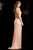 48564 Open Back Sequin Prom Dress with Side Slit