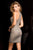 48656 Sleeveless High Neck Cocktail Dress