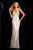 48685 Encrusted Long Prom Dress