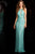 SCALA - 48696 Illusion Neckline Sequin Prom Dress  in Blue