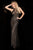 SCALA - 48696 Illusion Neckline Sequin Prom Dress in Black
