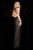 SCALA - 48696 Illusion Neckline Sequin Prom Dress in Black