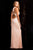 48703 High Neck Sequins Prom Dress