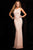 48703 High Neck Sequins Prom Dress