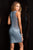 48708 Illusion Neckline Beaded Cocktail Dress