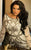 Scala - 48750 Bateau Beaded Patterned Mini Dress in White
