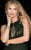 Scala - 48753 Intricate Illusions Beaded Cocktail Dress in Green