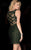 Scala - 48753 Intricate Illusions Beaded Cocktail Dress in Green