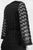 Sharagano - 4W4F164G5 Zigzag Textured Lace Sleeve Dress in Black