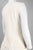 Sharagano - HW4S11GY5 Pleated Jewel A-line Dress in White