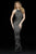 Sherri Hill - 51207 Embellished Halter Neck Sheath Dress In Black