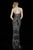 Sherri Hill - 51207 Embellished Halter Neck Sheath Dress In Black