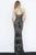 Sherri Hill - 51207 Embellished Halter Neck Sheath Dress In Black