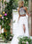 Sherri Hill - 50075 Two Piece Beaded High Halter A-Line Prom Dress In White and Multi-Color