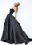 Sherri Hill - 32084 Strapless Beaded Corset Satin A Line Dress In Black