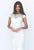 Sherri Hill - 50516 Illusion Neckline Cap Sleeve Beaded Mermaid Dress In White