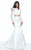 Sherri Hill - 51107 Beaded Two Piece High Neck Winter Formal Dress In White