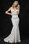 Sherri Hill - 51192 Two-Piece Metallic Lace Mermaid Dress In White