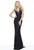 Sherri Hill - 51245 Beaded Plunging V-Neck Long Dress In Black