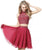 Sherri Hill - 51297 Beaded High Halter Two Piece Short Dress