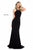 Sherri Hill - 51317 Beaded Halter Mermaid Evening Gown In Black