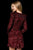 Sherri Hill - 51343 Long Sleeve Beaded Cocktail Dress In Red