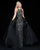 Sherri Hill - 51376 Long Embellished Fitted Dress With Overskirt In Black and Gray