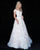 Sherri Hill - 51451 Beaded Off-Shoulder A Line Evening Dress In White and Neutral