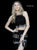 Sherri Hill - 51476 Beaded Two Piece Halter Fringe Fitted Dress In Black and Multi-Color