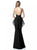 Sherri Hill - 51490 Embroidered Bateau Trumpet Dress In Black