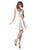 Sherri Hill - 51521 Short Sweetheart Metallic Lace A Line Dress In Silver