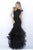 Sherri Hill - 51564 Beaded Lace Tiered Trumpet Dress In Black