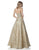 Sherri Hill - 51572 Strapless Sweetheart Lace Evening Dress In Gold