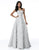 Sherri Hill - 51572 Strapless Sweetheart Lace Evening Dress In Silver