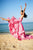 Sherri Hill - 51578 Long Plunging Sweetheart Ruffled Ballgown In Pink