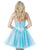 Sherri Hill - 51582 Short Satin Sweetheart Organza A-line Dress In Blue