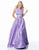 Sherri Hill - 51587 Two Piece A Line Dress with Beaded Pockets In Purple