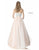 Sherri Hill - 51592 Strapless Beaded Bodice Tulle Ballgown In Neutral and White