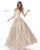 Sherri Hill - 51595 Strapless Corset Bodice Tulle Ballgown In Neutral and Gold