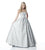 Sherri Hill - 51597 Gilded Strapless Ballgown In Blue and Gold