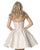 Sherri Hill - 51598 Strapless Metallic Print Taffeta A-line Dress In Neutral and Gold