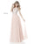 Sherri Hill - 51603 Cap Sleeve Beaded Illusion Bateau Dress In Pink